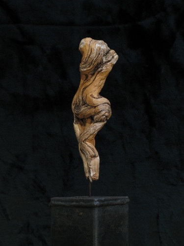 "torso - parra"-woodcollection, escultura de madera-vid de Hans Some, Alicante - España