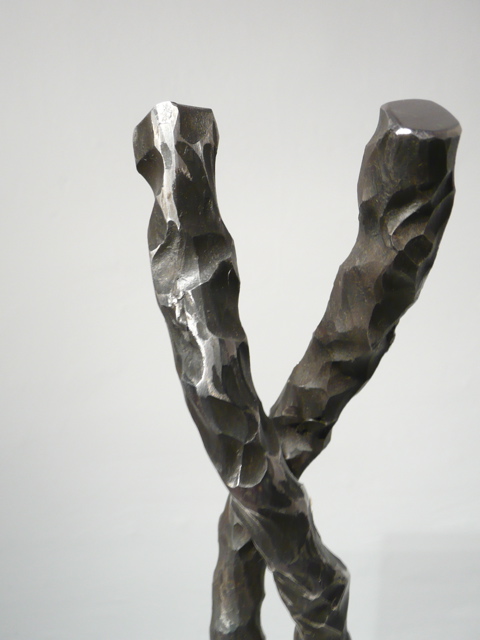 "doble hélice" - escultura de acero, 2008